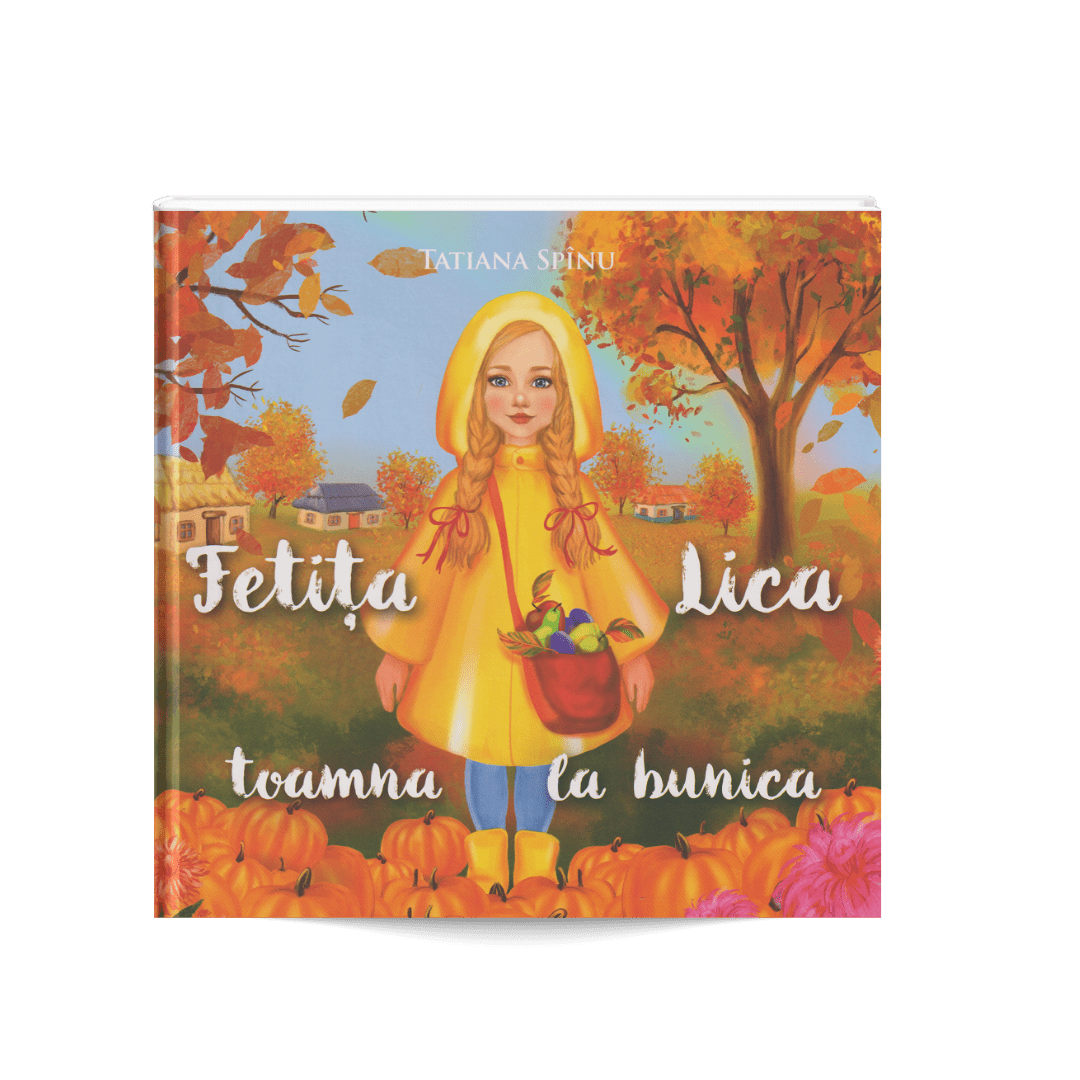 Fetita Lica toamna la bunica