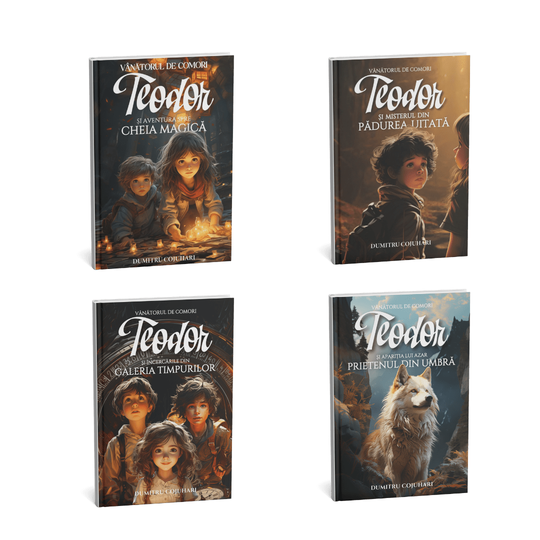 Set 4 volume „Vânătorul de Comori”