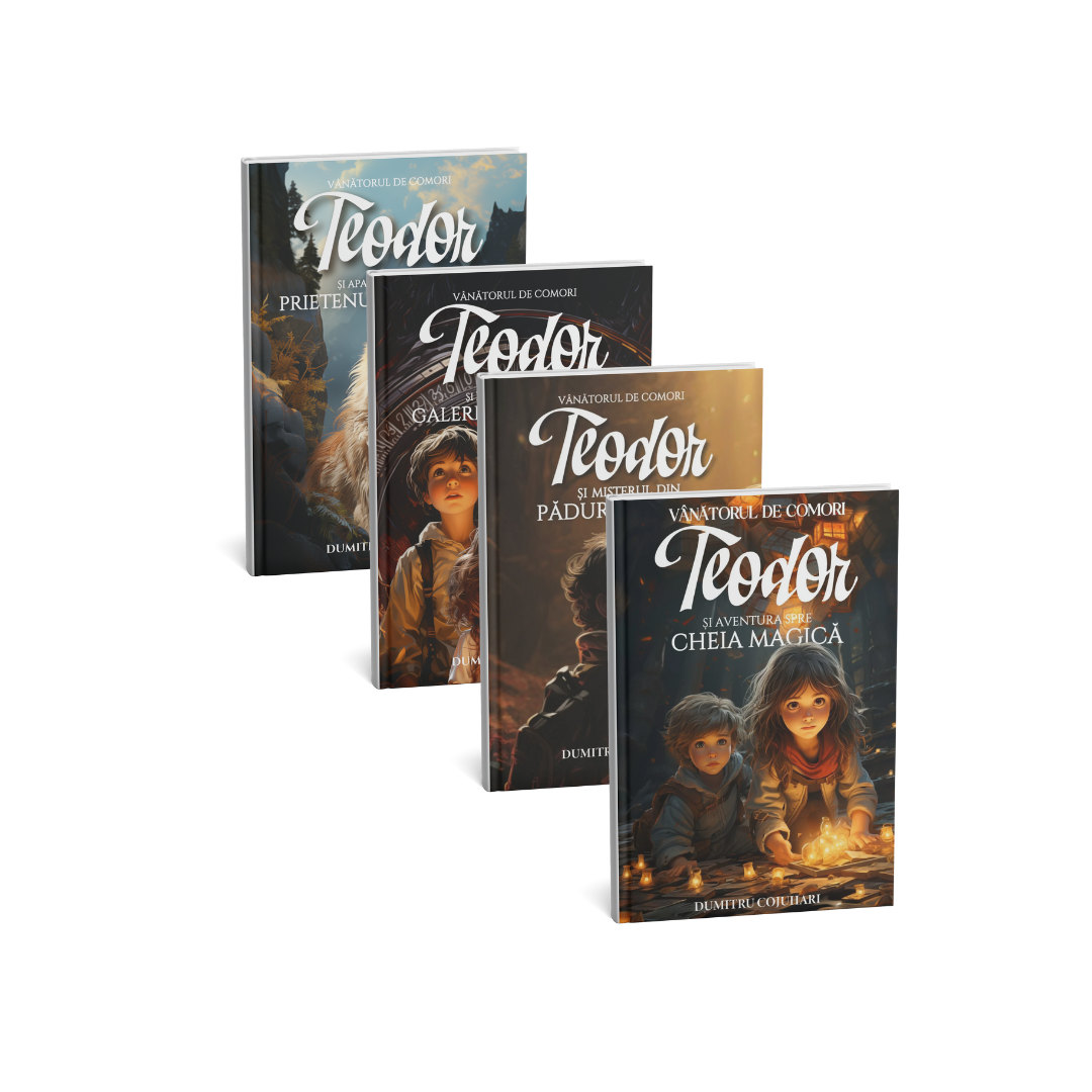 Set 4 volume „Vânătorul de Comori”