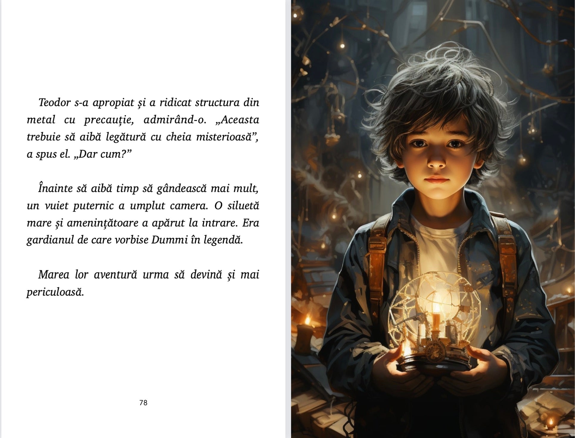 Teodor și aventura spre cheia magică, Cartea 1 din seria Vânătorul de Comori